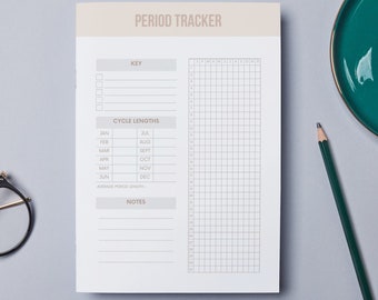 Druckbare Periode Tracker | Symptome Tracker | Periode Journal | Periodensymptom Tracking Sofort Download