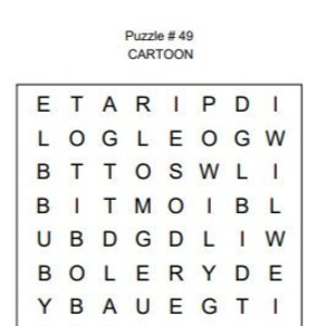 Word Search Puzzles | 101 Printable Puzzle Pages for Kids  | Digital | Printable Pages | Instant Download PDF
