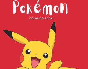 65 Seiten Bundle von Pokemon Malvorlagen für Kinder. Digitaler Download