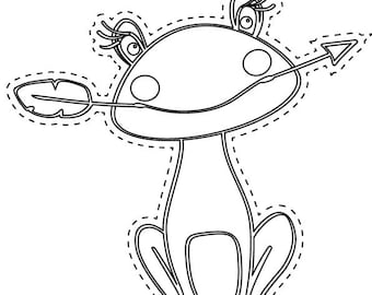 Frosch Schere Fähigkeiten Ausmalseiten - 20 druckbare Seiten - Süßes Frösche Erinnerungsbuch für Kinder Jungen und Mädchen