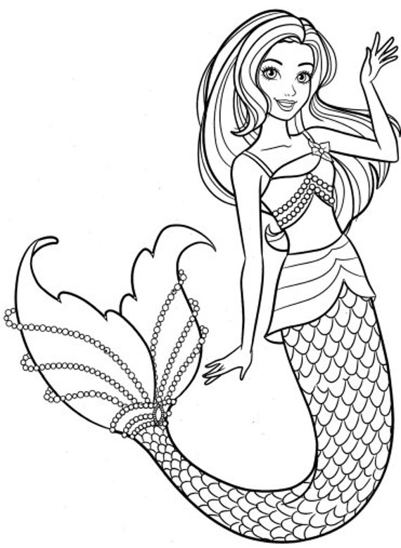 48 Barbie Coloring Pages For Kids And Adults - Our Mindful Life