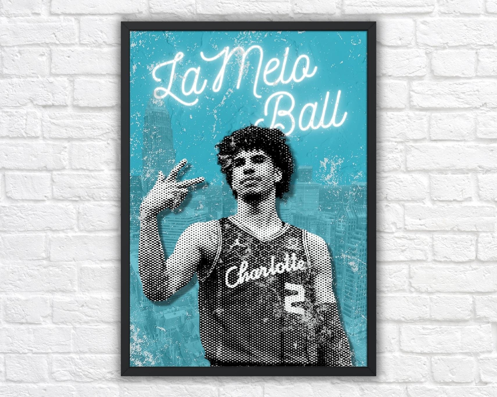 NIOKUM Lamelo Ball Poster Paper Dunk Posters for Wall Decor Boys Bedroom  Canvas Wall Poster Signed Inspirational Posters Unframe-style