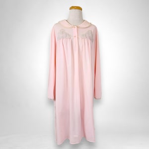 Retro nachtjapon uit de jaren 60: Bri Nylon Beauty in maat 14 | Vintage nachtkleding