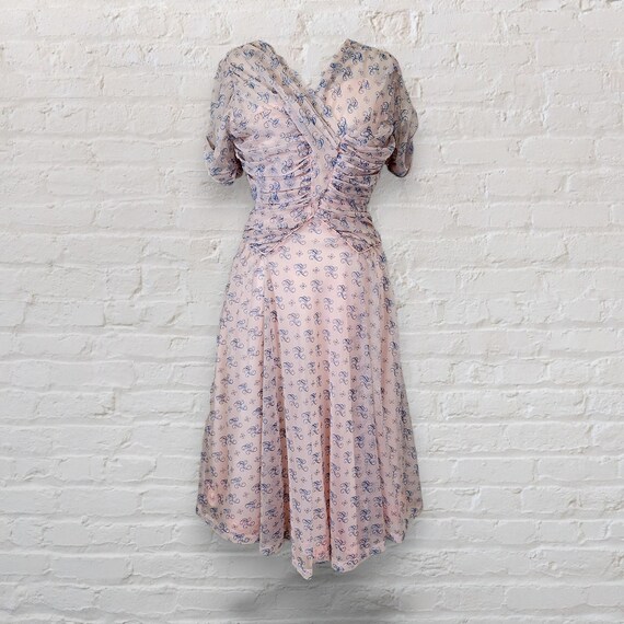 knee length dresses for ladies Venetia Sheer Midi Dress in Nude main image 0