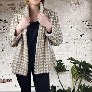 Faux Fur Boho Jacket from the Swinging 60s 70s | Retro Winter Glam