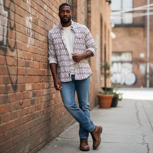 90s dress shirts men Vintage Mens | Short Sleeve Button Down Shirts | 80s Retro Styles | Vintage Button up Shirts smarttag_plus_size_available Baby Sleeveless Smocked Tiered Size:L - XL | in stock Buy Vintage 90s MONTAGE