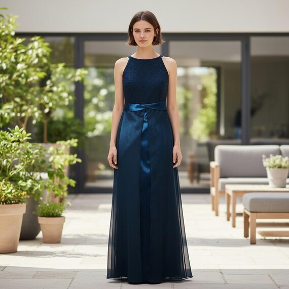 vintage formal maxi dress Retro Glamour: Long for Bridesmaid or Special Occasion #Mermaid Gown