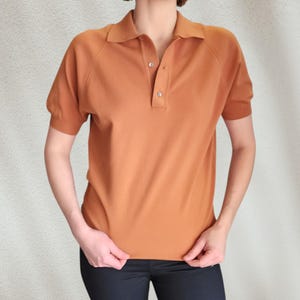 Classic Cool: 1950s Men&#39;s Polo Shirt, Size S | Vintage Summer Style