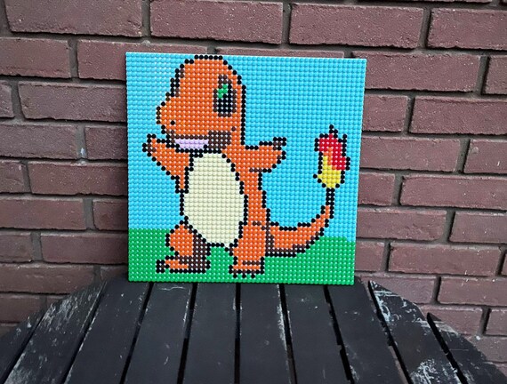 Pokemon Charizard Pixel Art – BRIK