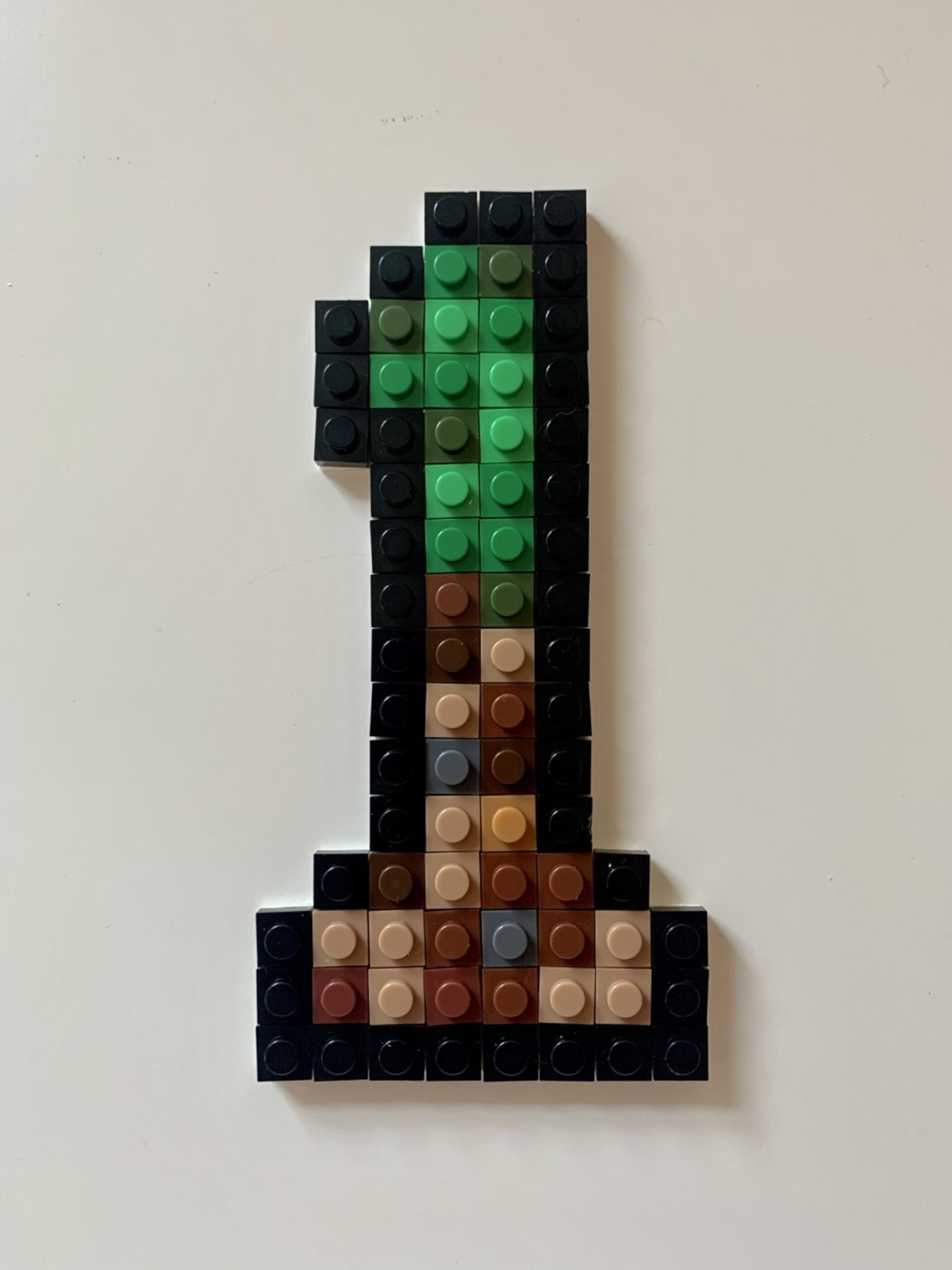 Minecraft Lego-Style Cake Toppers