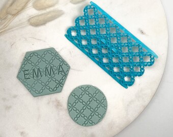 Fondant Texture Stamp - Fondant Embosser