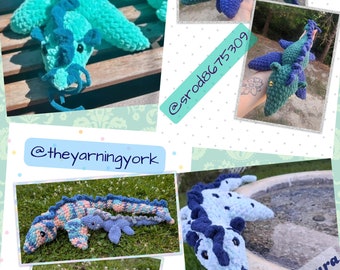 Sea Dragon Amigurumi Crochet Pattern PDF