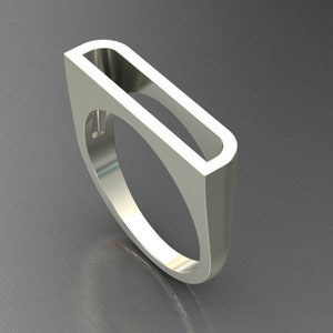 Anillo minimalista de plata con letra, anillo con nombre en escritura, anillo con inicial personalizado, joyería personalizada, anillo delicado personalizado, regalo para novia