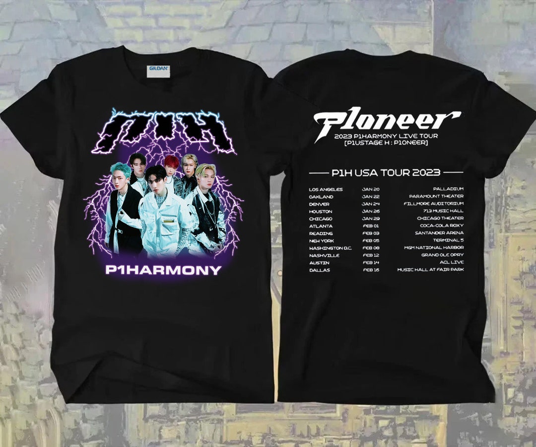 P1harmony P1oneer Live Tour 2023 Tshirt P1harmony Live Tour Etsy
