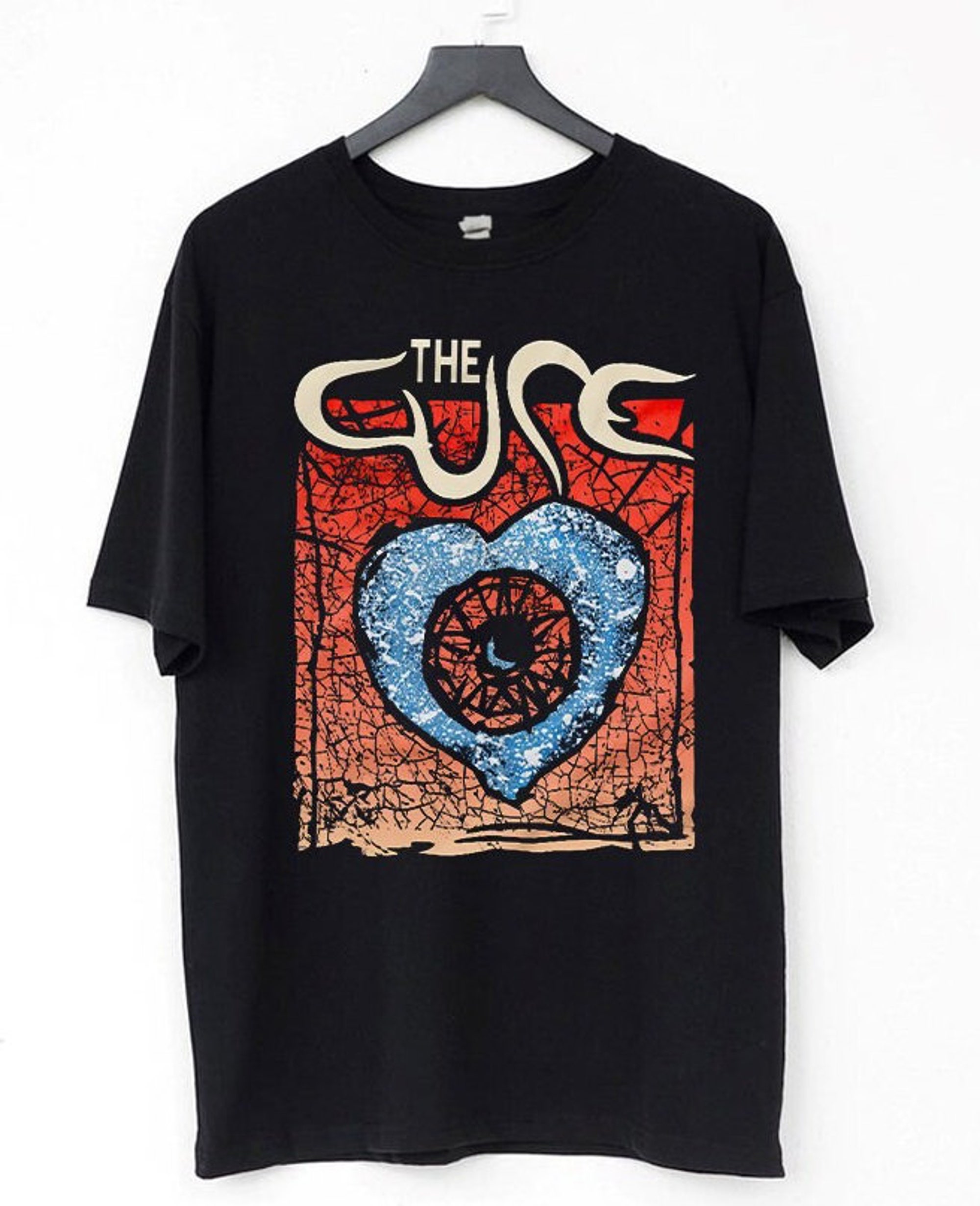 Vintage 1992 The Cure Wish Tour T-Shirt, The Cure Rock Band Tee, 90s Vintage Style Concert Tour T-Shirt