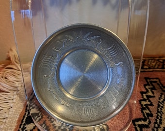 Vintage Vestinn Pewter Dish Made in Norway