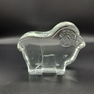 Ram glass figurine by Kosta Boda