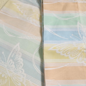 Vintage Springmaid Butterfly Standard Pillow Cases--Set of 2