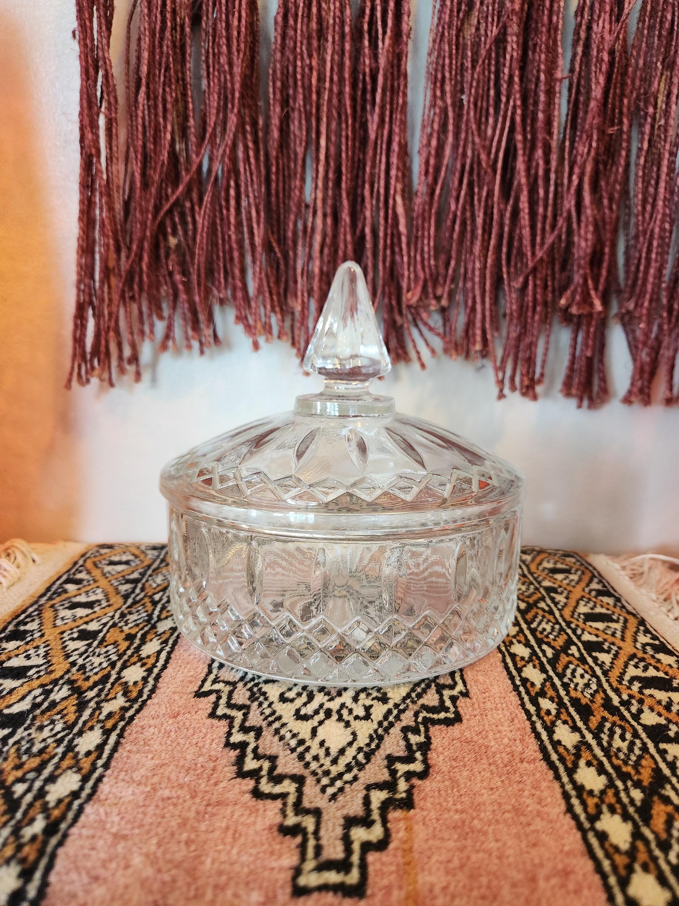 Indiana Glass Princess Box - Etsy