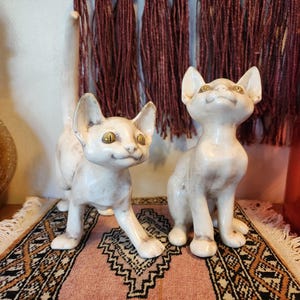 MCM Anthony Freeman Mcfarlin Simese Cat Figurines-set of 2 - Etsy