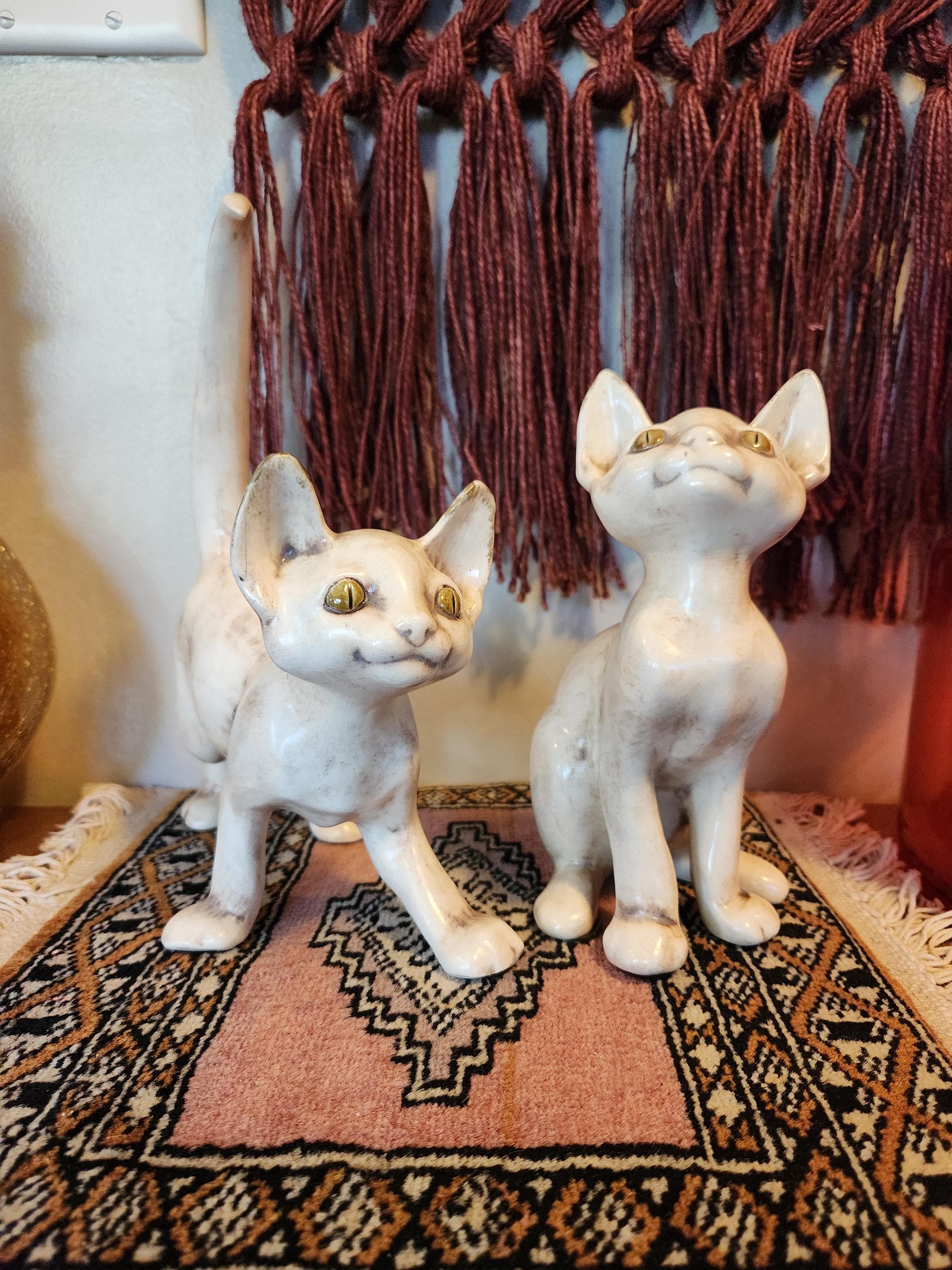 MCM Anthony Freeman Mcfarlin Simese Cat Figurines-set of 2 - Etsy