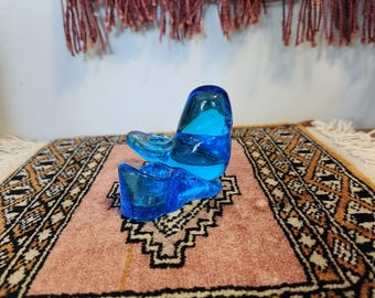 Ron Ray Bluebird of Happiness Candle Holder Figurine