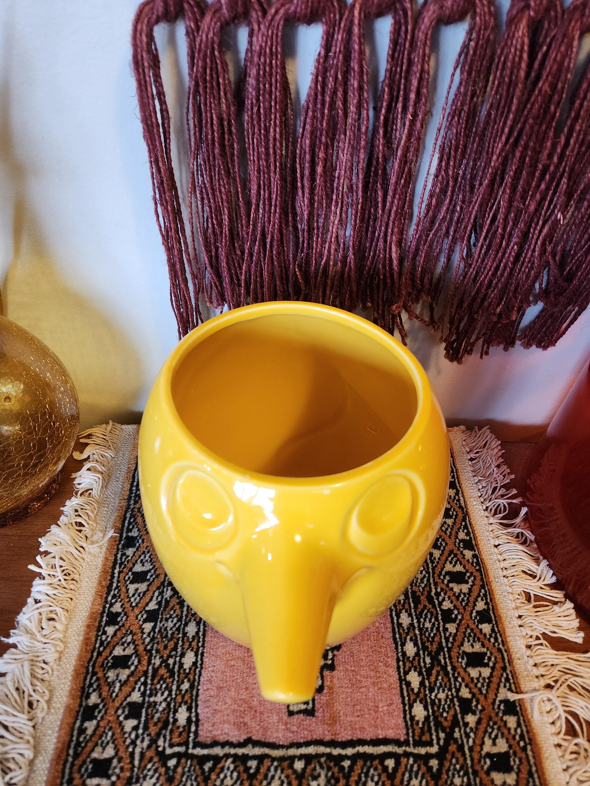 Mccoy Pottery 70s Yellow Mouse Cookie Jar - Etsy