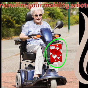 Personalized electric scooter accessories-knee scooter decoration-disability scooter license plate-personalized handicap scooter name plate