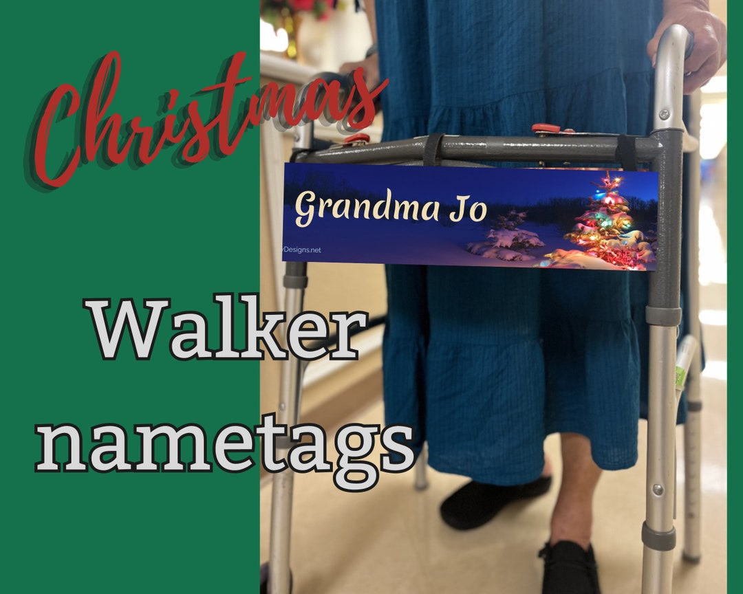 Walker Accessory for Christmas Holiday Rollator Decoration Etsy