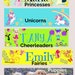 Girl's Wheelchair Decoration Girl's Wheelchair Nametag Girly Wheelchair ...
