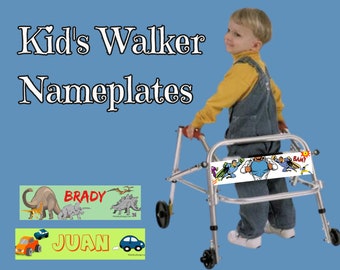 Personalized Boy's Walker License Plate - Walker Accessory