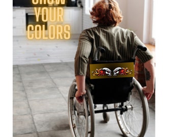 Personalized Wheelchair Banner: Custom Wheelchair Accessory