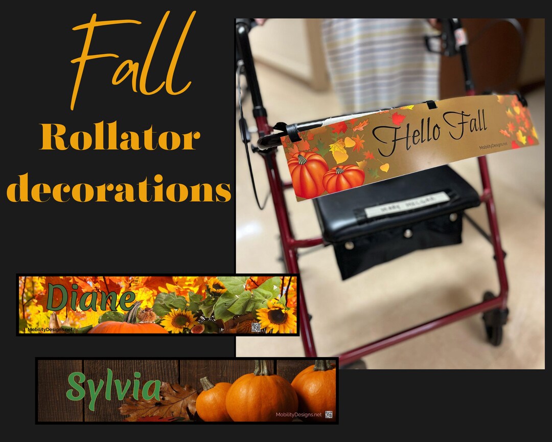 Assisted Living Gift for Fall, Nursing Home Thanksgiving Gift, Rollator