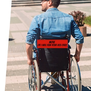 Personalized Wheelchair Accessory, Funny Wheelchair License Plate ...