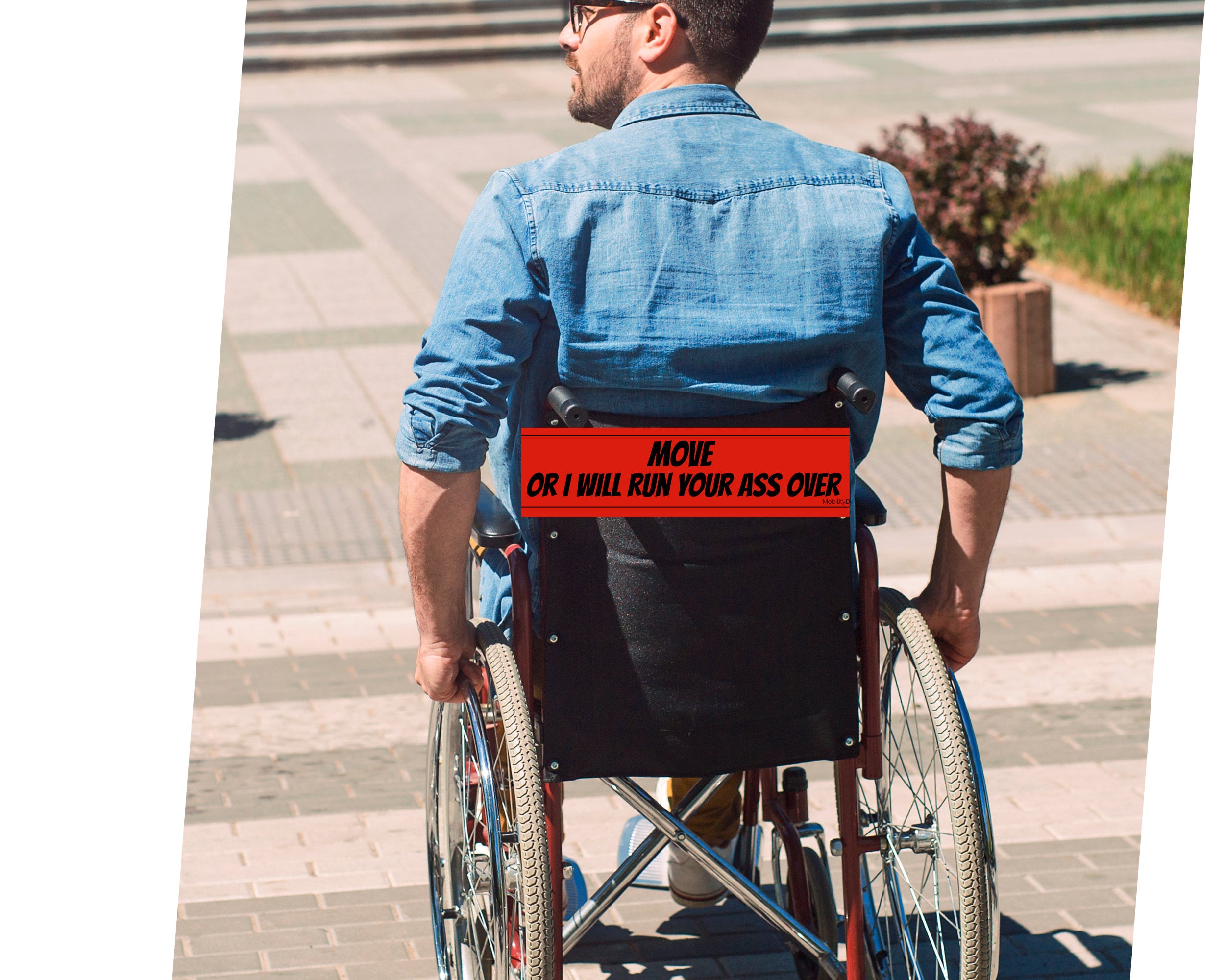 Personalized Wheelchair Accessory, Funny Wheelchair License Plate