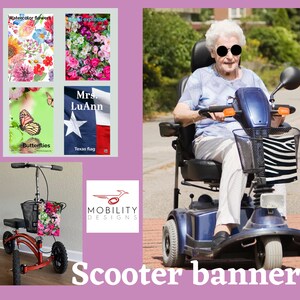 Personalized electric scooter accessories-knee scooter decoration-disability scooter license plate-personalized handicap scooter name plate