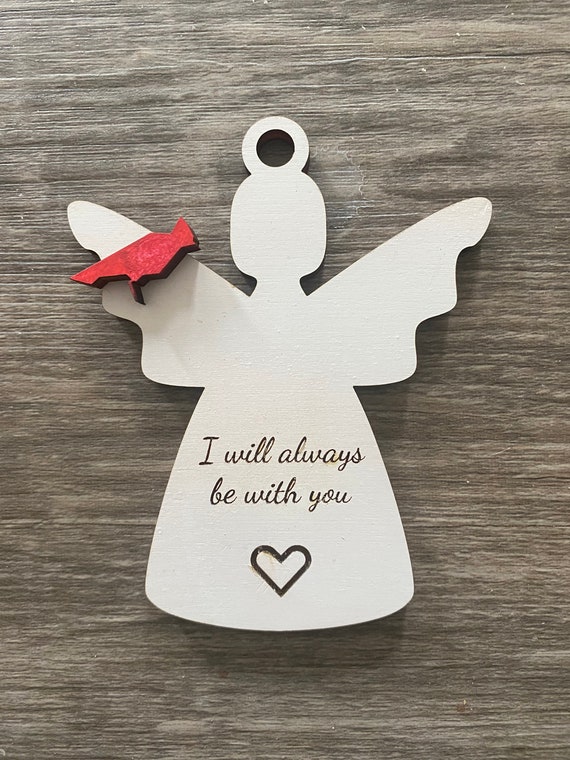Angel / Cardinal Ornament SVG, Cardinal SVG, Christmas Angel SVG, Glowforge Tested