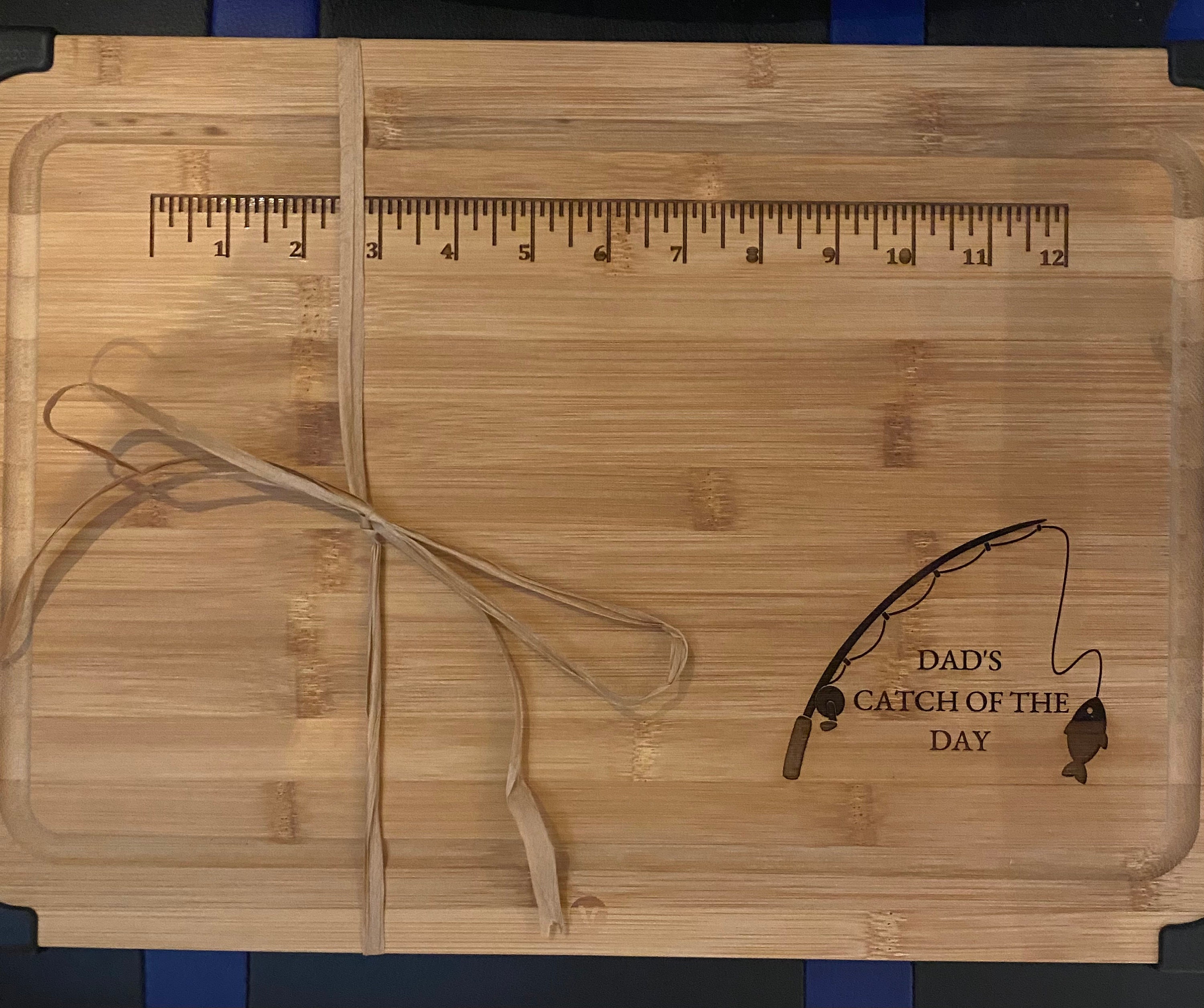 Wood Fishing Ruler 