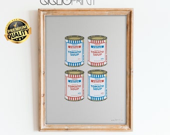 BANKSY | SOUP | Banksy Print | Banksy Canvas Wall Art | Banksy art | Pop Art Print | Gallery wall art | Home Decor | Wall Art | Art Pints