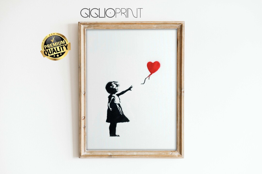 BANKSY BALLOON Girl Banksy Posters Banksy Painting Banksy Canvas Art