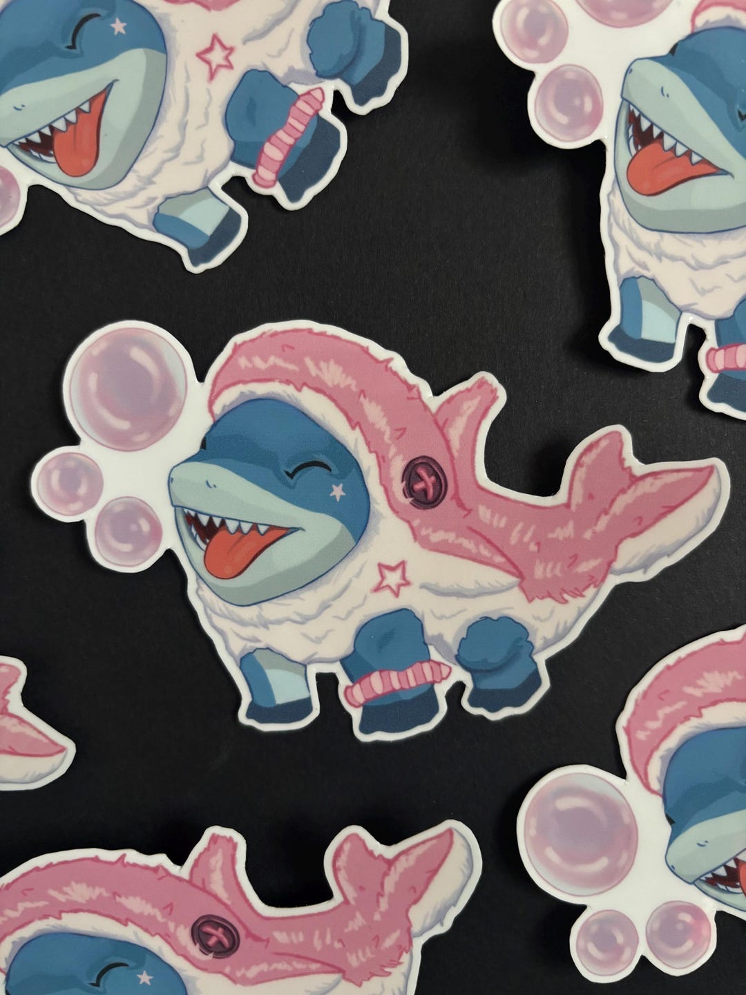 Jeff the Land Shark Fan Art Marvel Rivals Vinyl Sticker - Etsy