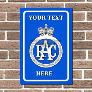 Personalised Metal Sign Man Cave Wall Plaque Garage Sign Bar Sign