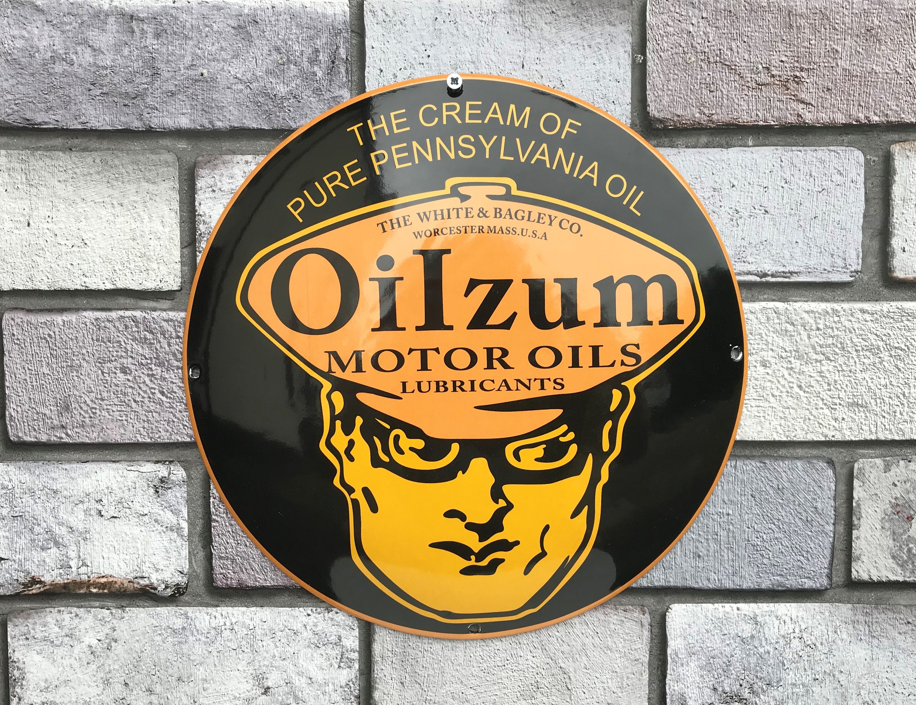 Oilzum Oil Signs - Etsy Canada