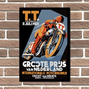 Assen Grand Prix 1931 Metal Sign Garage, Bar, Shop, Man Cave Sign