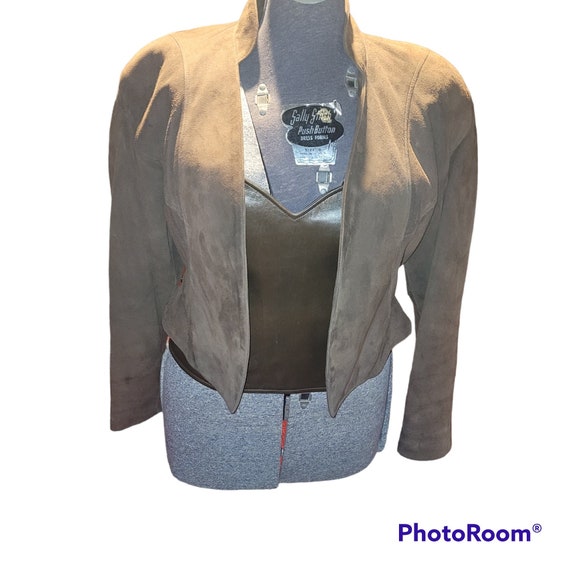 Jean Claude Jitrois Suede Jacket and Skirt set - image 1