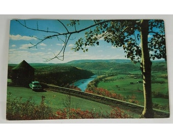 Vintage Site Of French AZILUM PENNSYLVANIA Color Foto Postkarte 1950er Jahre? RPPC