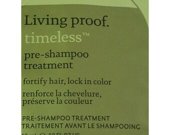 Living Proof Timeless Pre-Shampoo Treatment 0.33 Fl Oz Travel Size Fortify Hair