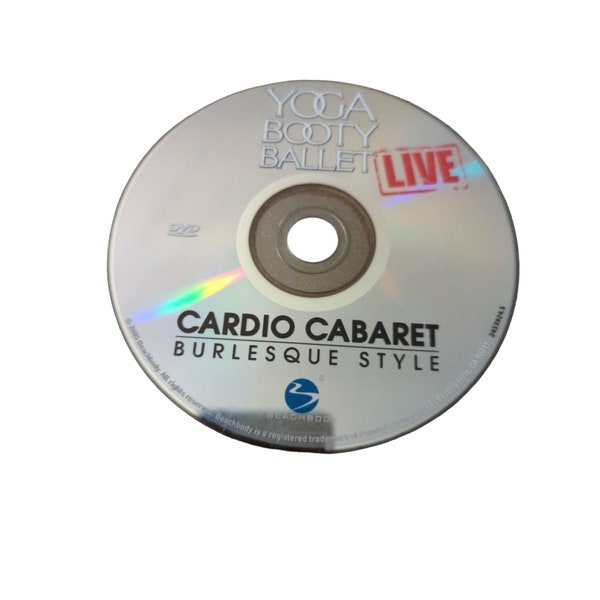 Exercise DVD Yoga Booty Ballet Live Cardio Cabaret Burlesque Style Beachbody