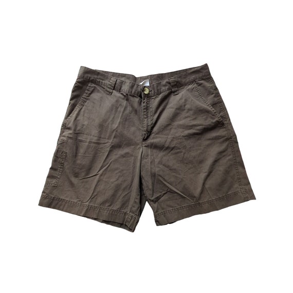 Mens Columbia Sportswear Co Fishing Shorts Brown Cargo Cotton 6