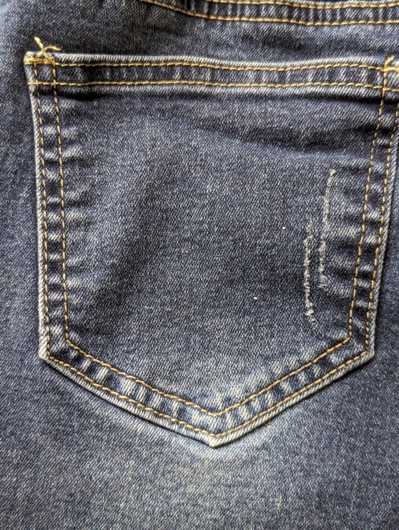 Shein Damen Umstandsjeans zum Anziehen, breites Taillenband, Röhrenjeans, Bündchen aus Baumwollmischung Bild 9